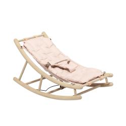 Transat Bébé et Enfant Wood - Chêne/Rose - Oliver Furniture