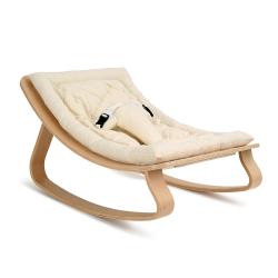 Transat bébé Levo Hêtre - Organic White - Charlie Crane