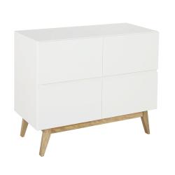 Commode à langer 4 tiroirs Trendy - Blanc - Quax