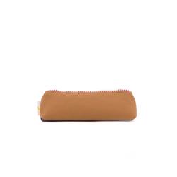 Trousse bicolore Colour Block - Violet/Caramel - Sticky Lemon