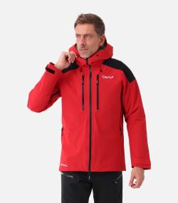 CIMALP - Veste Imperméable et Ultra-résistante Membrane Ultrashell - Homme - Rouge - 3xl