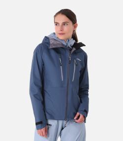 CIMALP - Veste Imperméable et Légère Membrane Ultrashell - Femme - Bleu Nuit - Xs