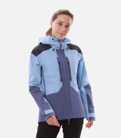 CIMALP - Veste Imperméable et Ultra-résistante Membrane Ultrashell - Femme - Ciel - M