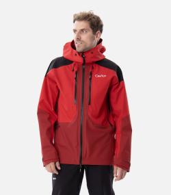 CIMALP - Veste Imperméable et Ultra-résistante Membrane Ultrashell - Homme - Rouge Cerise - Xl